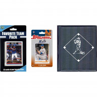 MLB New York Mets Licensed 2019 Topps Team Set and Favorite Player Trading Cards Plus Storage Album