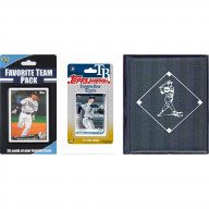 MLB Tampa Bay Rays Licensed 2019 Topps Team Set and Favorite Player Trading Cards Plus Storage Album