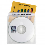 Deluxe Individual CD/DVD Holders, 50/BX, 61988