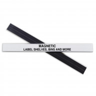 HOL-DEX Magnetic Shelf/Bin Label Holders, 1/2 inch Magnetic Label Holder, 10/BX, 87207