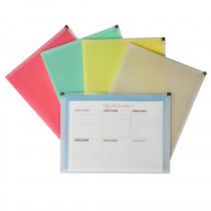 Zip 'N Go Reusable Envelope, Assorted Colors (Color May Vary) (Set of 24 Envelopes)