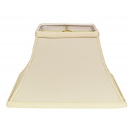 Slant Rectangle Bell Hardback Lampshade with Washer Fitter, Egg