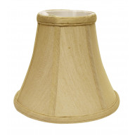 Slant Bell Softback Lampshade with Washer Fitter, Tan