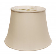 Slant Euro Bell Softback Lampshade with Washer Fitter, Champagne