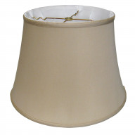 Slant Euro Bell Softback Lampshade with Washer Fitter, Latte