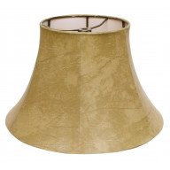 Slant Transitional Bell Faux Leather Softback Lampshade with Washer Fitter, 04-Faux Animal Hide
