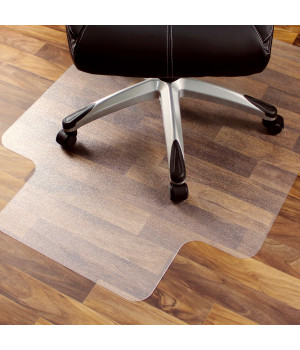 Ultimat Polycarbonate Lipped Chair Mat for Hard Floor - 48 x 60