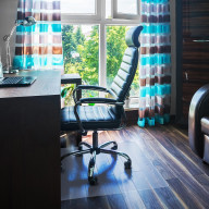 Ultimat Polycarbonate Rectangular Chair Mat for Hard Floor - 35 x 47