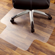 Ultimat Polycarbonate Lipped Chair Mat for Hard Floor - 35 x 47
