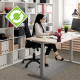 Ecotex Enhanced Polymer Rectangular Chair Mat for Carpets up to 3/8