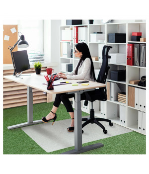 Ecotex Polypropylene Rectangular Foldable Chair Mat for Carpets - 35