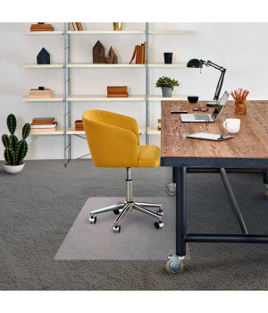 Advantagemat Phthalate Free Vinyl Rectangular Chair Mat for Carpets up to 1/4