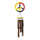 Peace Sign Bamboo Wind Chime
