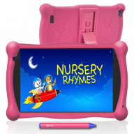 Contixo Kids Learning Tablet 7-inch IPS HD Display, WiFi, Android 10, 2GB RAM 16GB ROM, with Educator Approved Academy (Over $ 150.00 Value), Protective Case with Kickstand and Stylus, V10 Pink