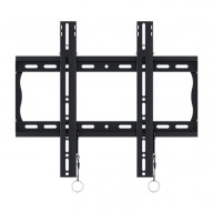 Universal flat wall mount with leveling mechanism, for 37 to 90 flat panel screens