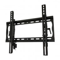 Universal tilting mount with lock for 26 to 55+ flat panel screens