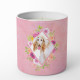Afghan Hound Pink Flowers 10 oz Decorative Soy Candle CK4110CDL