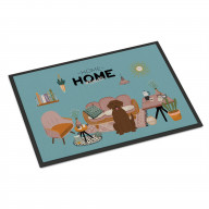 Chocolate Labrador Sweet Home Indoor or Outdoor Mat 18x27 CK7901MAT