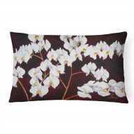 Orchids by Ferris Hotard Canvas Fabric Decorative Pillow