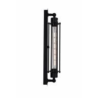 1 Light Wall Sconce with Black finish