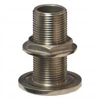 GROCO 1/2 STAINLESS STEEL THRU-HULL FITTING WITH NUT