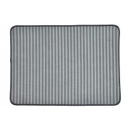 DII Xx-Large Gray Stripe Cage Mat