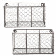 DII Wall Mount Chicken Wire Basket(Set of 2) Small