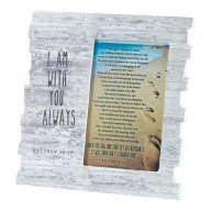 Footprints I Am With You Photo Frame