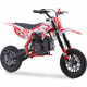MotoTec Villain 52cc 2-Stroke Kids Gas Dirt Bike Red