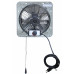 Iliving 10 inch Shutter Exhaust Attic Garage Grow Fan, Ventilation fan with 3 Speed Thermostat 6 Foot Long 3 Plugs Cord