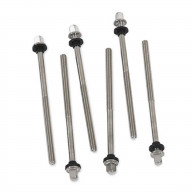 DW True Pitch Stainless Tension Rod - .8 x 4.37 (6 Pack)