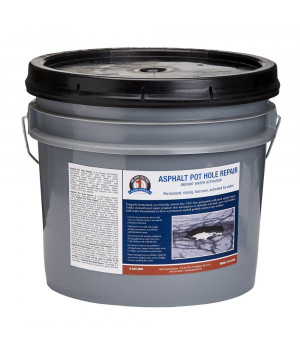 1 Shot Asphalt Pot Hole Repair 4 Gallon Bucket by Bare Ground