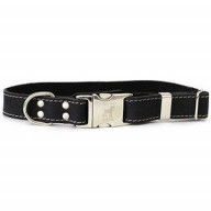 Euro Dog Quick Release Leather Dog Collar