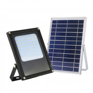 SOLAR POWERED INTEGRATED LED LIGHT, ALUMINUM LANDSCAPE FLOOD PROJECTION WITH DUSK TO DAWN HIGH OR LOW SETUP ALL NIGHT ILLUMINATION