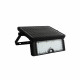 1100LM 160 DEGREE BLACK PIR ACTIVATED OUTDOOR INTEGRATED LED 5-IN-1 FLOOD LIGHT GARAGE YARD DECK PATH CAMPING