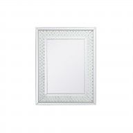 Sparkle collection crystal mirror 28 x 36 inch