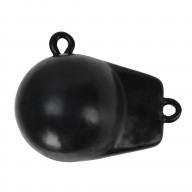 Extreme Max 3006.6738 Coated Ball-with-Fin Downrigger Weight - 15 lbs.