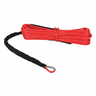 Extreme Max 5600.3206 The Devil's Hair Synthetic ATV / UTV Winch Rope - Red