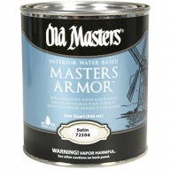 1767847 MASTERS ARMOR SATIN 1QT Old Masters Masters Armor Satin Clear Water-Based Floor Finish 1 qt