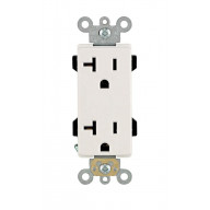 OUTLET DPLX DECOR 20A WH (Pack of 1)