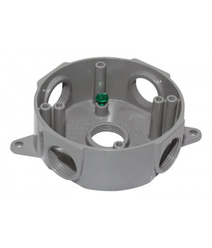 ROUND OUTLET BOX 1/2"5HL (Pack of 1)