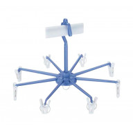 DRIP HANGER 8CLIPS BLUE (Pack of 1)