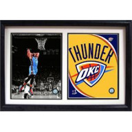 12x18 Double Frame - Russell Westbrook Oklahoma City Thunder