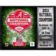 12x15 Stat Plaque - University of Alabama Champions
