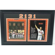 12x18 Double Frame - Cal Ripken, Jr Baltimore Orioles