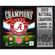12x15 Stat Plaque - 2015 National Champions Alabama