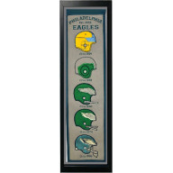 Philadelphia Eagles Logo History Felt Banner 14 x 37