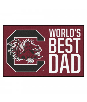 Fanmats, University of South Carolina Starter Mat - World's Best Dad