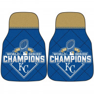 Kansas City Royals 2015 MLB World Series Champions Front Carpet Car Mat Set - 2 Pieces
