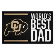 Colorado Buffaloes Starter Mat Accent Rug - 19in. x 30in. World's Best Dad Starter Mat